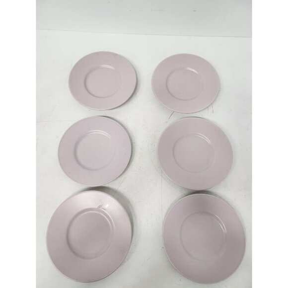 VTG Pfaltzgraff Cape May Collection Saucer Bread Plate Ceramic Lavender Set of 6 - Picture 4 of 7